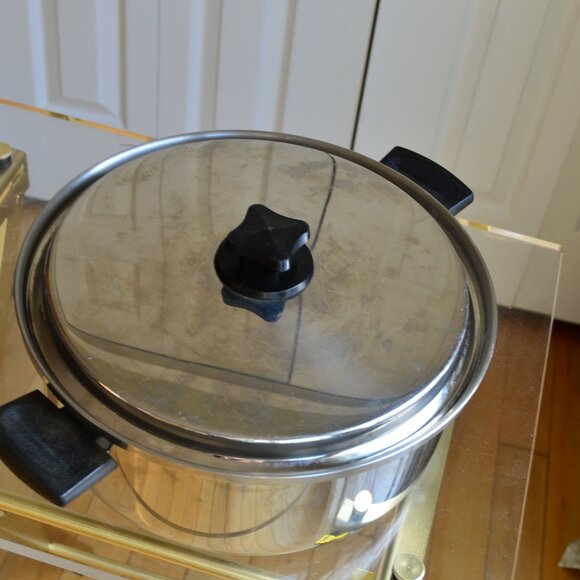 EKCO Tri-Clad 304 SS with Titanium Stock Pot Stainless Steel Large - Picture 2 of 14